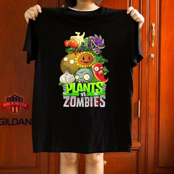 Plants Vs Zombies 2 Shirt With Fun Game Inspired Cartoon Graphic Graphic,for unisex up to 5XL