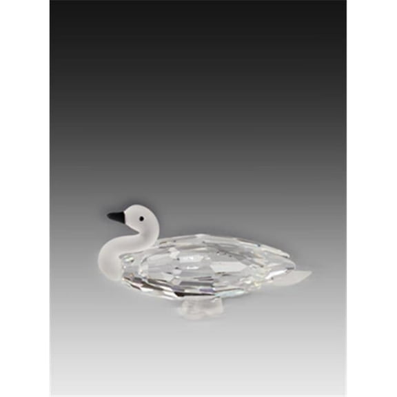 Asfour Crystal 914-65 3.34 L x 1.88 H in. Crystal Duck Birds Figurines