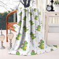 thumbnail image 2 of Cute Dragon Pattern with Stars Blanket,Comfortable Soft Flannel Throw Blanket,All Season,Warm Lightweight Blankets for Sofa Bed Couch Living Room Chair,40"x50", 2 of 4