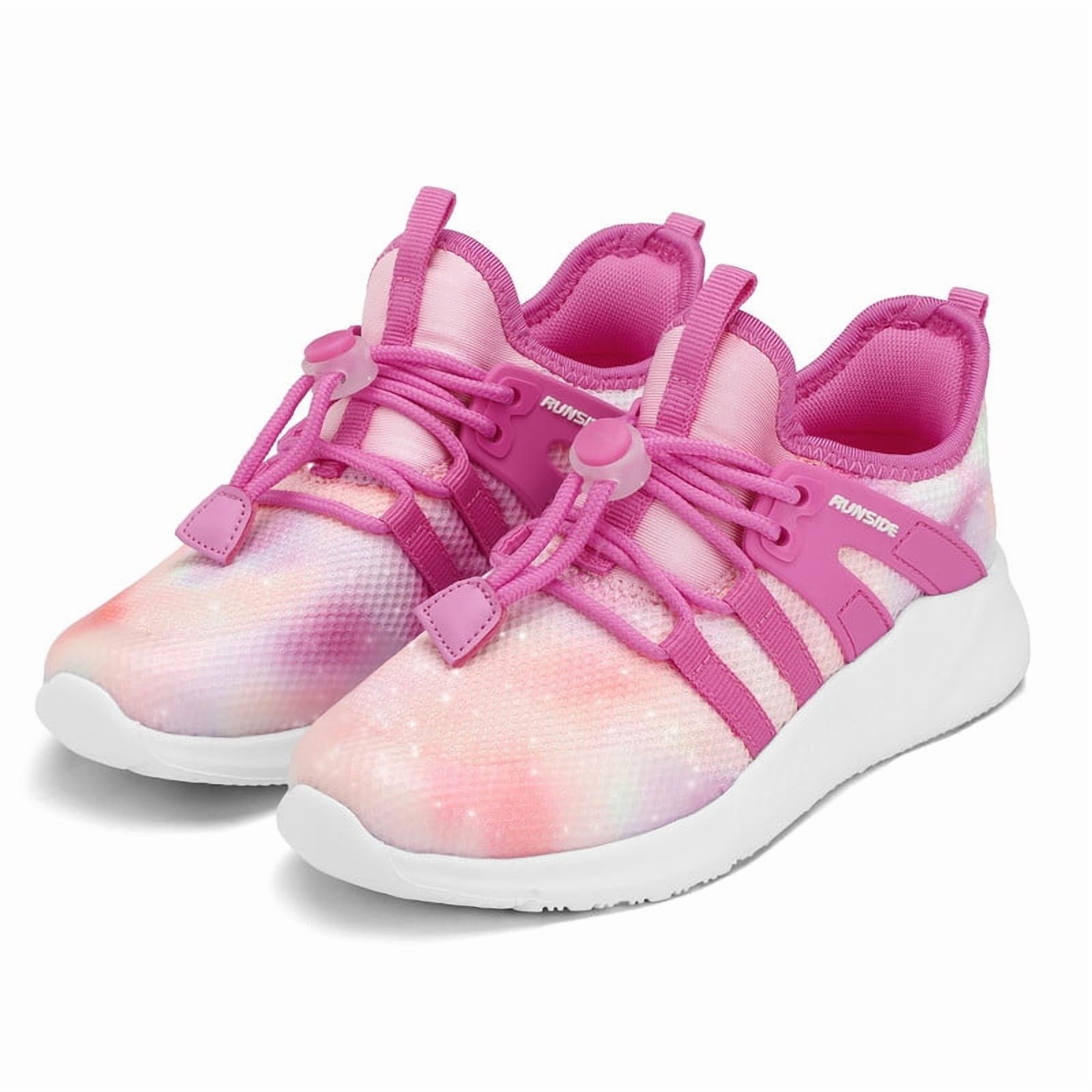 Kushyshoo Girls' Gradient Running Athletic Sneakers photo 1