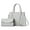 Light Gray, variant on Womens Purses and Handbags Shoulder Crossbody Top Handle Satchel Messenger Tote Bags