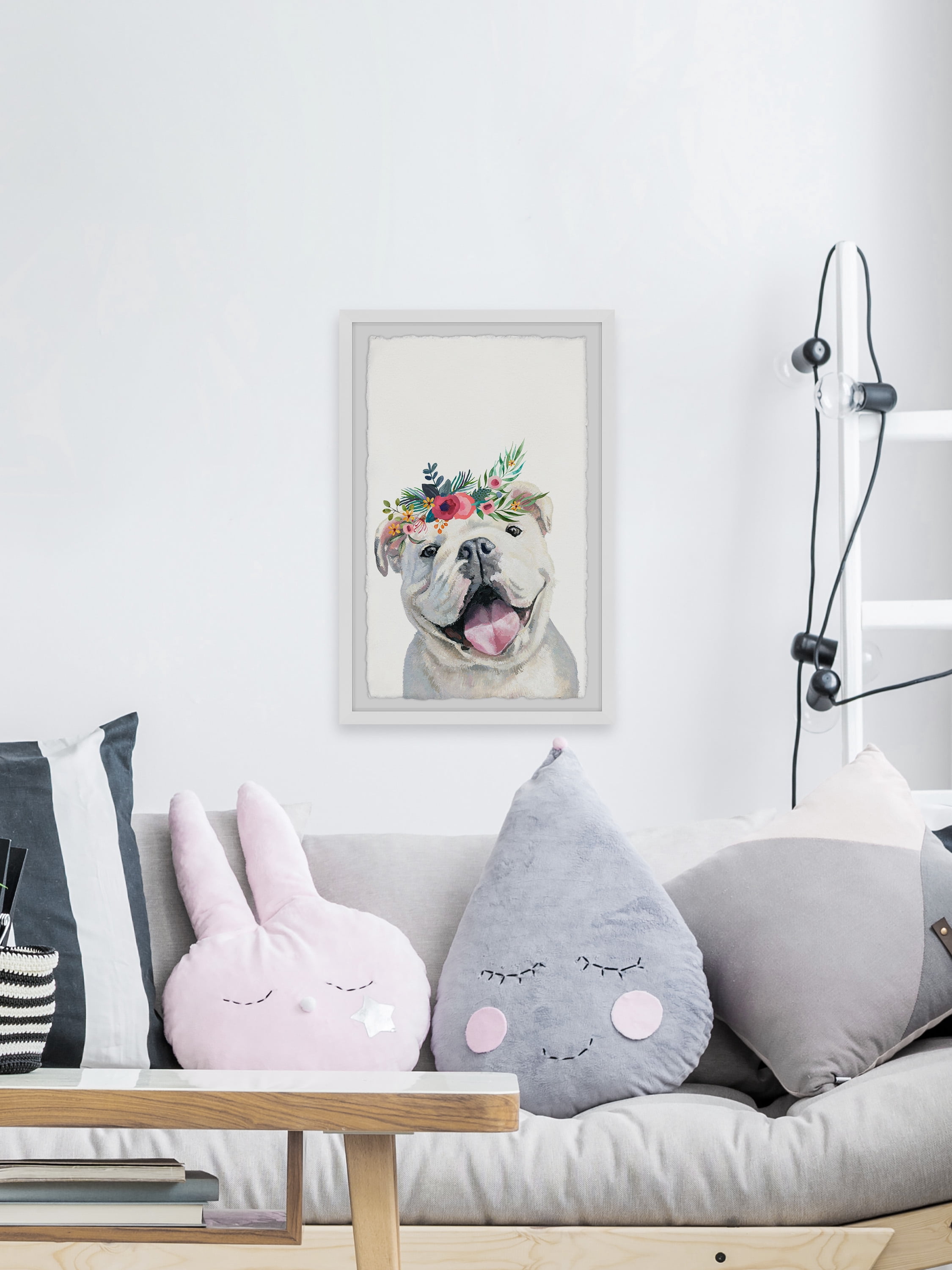 Parvez Taj Jolly Puppy Framed Wall Art
