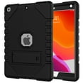 thumbnail image 6 of Dteck Case for iPad 9th Gen 2021 / iPad 8th Gen 2020 / iPad 7th Gen 2019, iPad 10.2 inch Case, Heavy Duty Rugged Shockproof Case High Impact Protective Cover with Kickstand,Black, 6 of 6