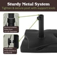 thumbnail image 5 of Square Umbrella Stand Outdoor Base by Pure Garden, 5 of 7