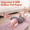 thumbnail image 5 of syligr 6 Tube Yoga Resistance Bands with Digital Rep Counter Home Gym Workout Equipment for Full Body Muscle Toning Stretching and Strength Training Non-Slip Handles, 5 of 6