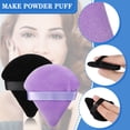 thumbnail image 3 of Vogacara 12 Pieces Facial Makeup Sponge Triangular Portable Shaped Dry Powder Tool Beginner Cosmetic Make Professional Puff Concealer Up Pinceles de maquillaje y herramientas Vogacara BFH000506-00, 3 of 6
