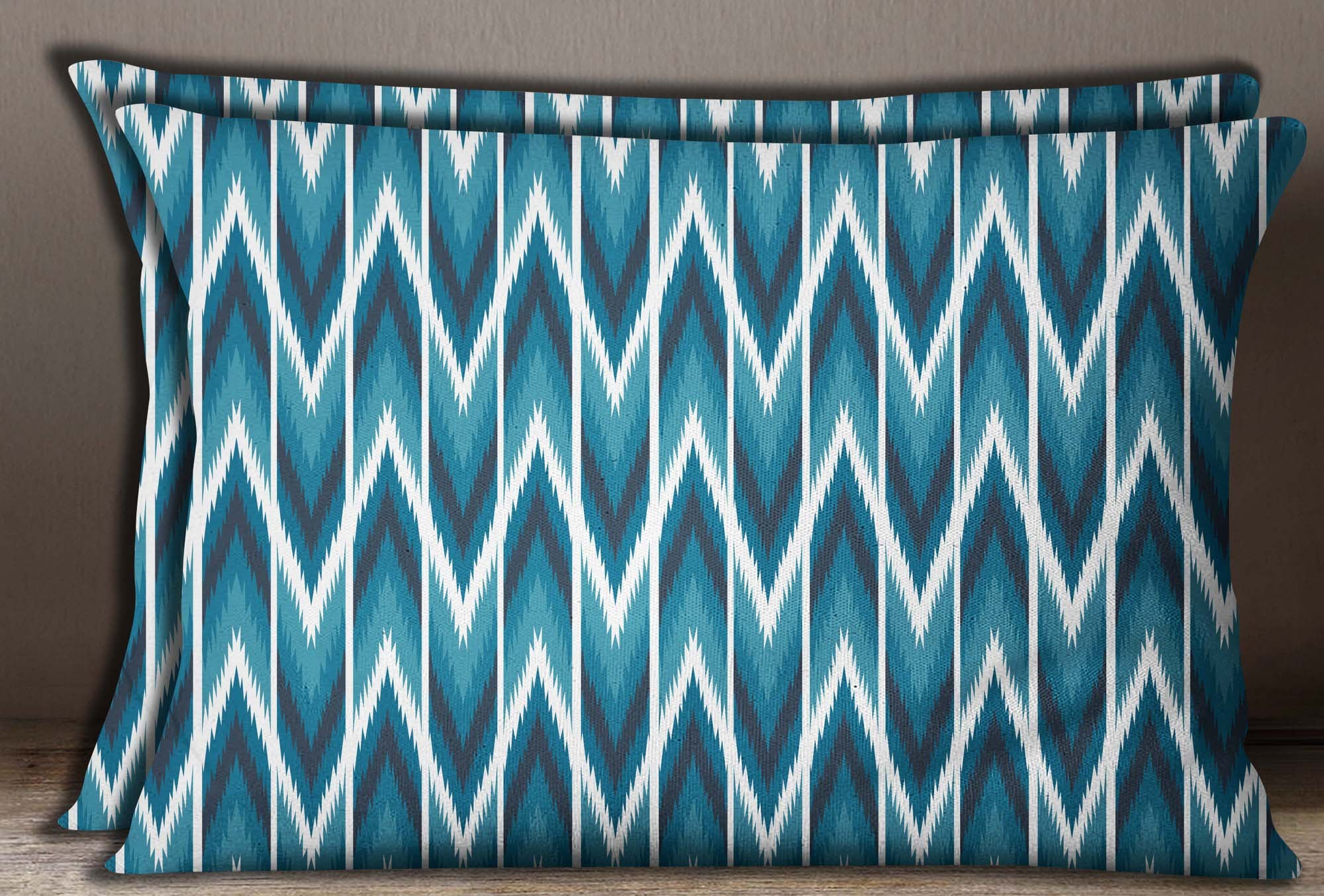 Details about   S4Sassy Printe Decorative Cushion Cover Cotton Poplin 2 Pcs Pillow Sham 