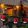 thumbnail image 2 of Para lazos navideños creativos, patas grandes de Papá Noel, árbol de Navidad, adorno colgante para vacaciones, coronas de puerta delantera, decoración de pared de ventana, 2 of 5