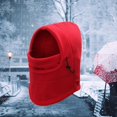 thumbnail image 4 of jinwen Balaclava Adjustable Scarf Winter Hat Windproof Neck Warmer Comfortable Red, 4 of 9