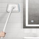thumbnail image 2 of Injueey Cepillo de limpieza de pared con mango largo, cepillos para bañera y suelo, depurador de esponja, cabezal giratorio de 90 grados, Suministros de limpieza para el hogar cepillo de limpieza, 2 of 6