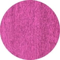 thumbnail image 1 of Ahgly Company Indoor Round Abstract Pink Modern Area Rugs, 3' Round, 1 of 4