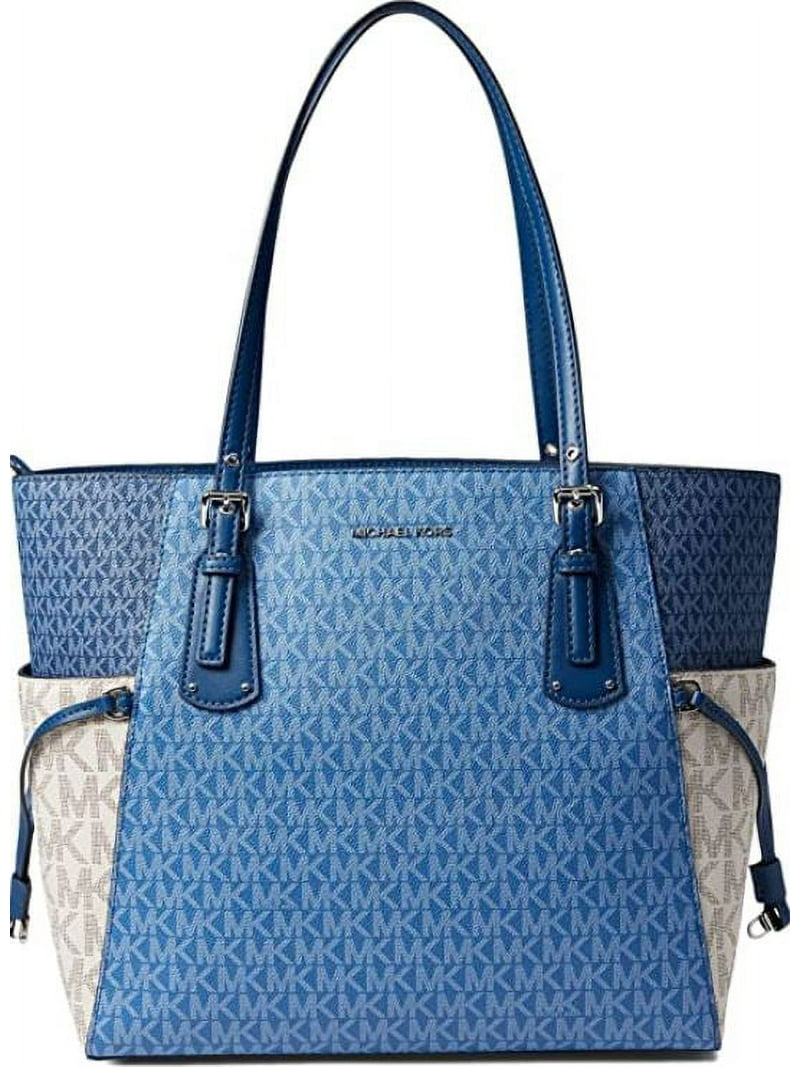 Michael Kors Womens Voyager East/West Tote Heritage Blue