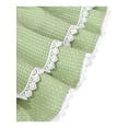 thumbnail image 6 of Girls Dress Green Check 1950s Classic Pearl Ruffle Strap Princess Casual 5 Years, 6 of 6