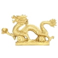 thumbnail image 2 of Brass Good Luck Dragon Ornaments Craft Home Office Desktop Decorations Collection Gift, 2 of 8