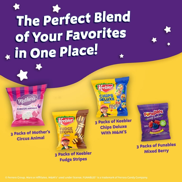 Keebler Sweet Treat Variety Pack, 10-Count Box, Includes