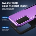 thumbnail image 4 of for Samsung A03S Case, Galaxy A03S Case with HD Screen Protector, Military Grade Protective Cases with Ring for Samsung Galaxy A03S (Purple), 4 of 12