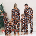 thumbnail image 4 of DAKIMOE Halloween Pajamas Family Matching Set Holiday Print Long Sleeve Jammies Loungewear PJs Set Sleepwear Adult Kids Men Women Toddler, 4 of 10