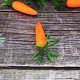 thumbnail image 6 of Easter Carrot Hanging Ornaments, 24pcs Easter Carrot Decoration, DIY Carrots Crafts, Fake Vegetables for Party Festivals Decoration, Premium Foam Glitter Artificial Carrots Foam Mini Set, 6 of 9