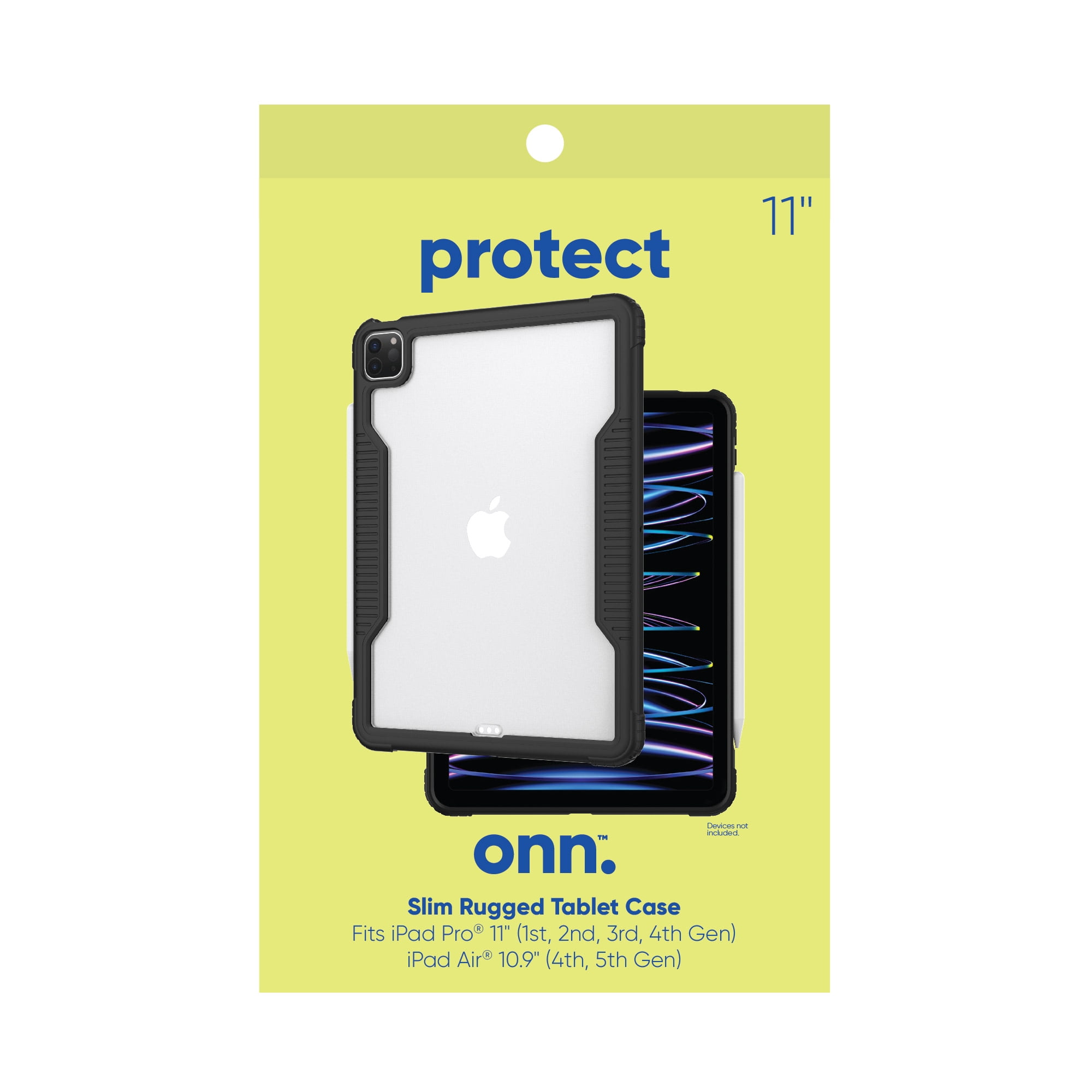 onn. Glass Screen Protector for iPad (10th generation) / iPad Pro 11''  (1st, 2nd, 3rd, 4th generation) / iPad Air (4th, 5th generation) 