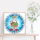 thumbnail image 4 of Cuadros Decorativos DIY adorno de Navidad parte taladro forma especial dibujo de diamantes de imitación para el hogar JShteea Nuevos Originales, 4 of 9
