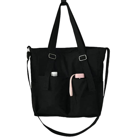 CoCopeaunts Canvas Messenger Bag for Women Men Crossbody Shoulder Bag Top Handle Satchel Handbag Tote