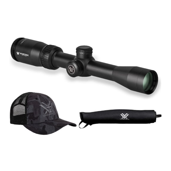 Vortex Crossfire II 2-7x32 Rimfire Riflescope (V-Plex MOA Reticle)with Case,Hat