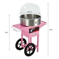 thumbnail image 3 of AKDSteel  980W Commercial Electric Cotton Candy Machine, Tabletop Floss Maker with Stainless Steel Bowl, Built-In Drawer and Sugar Scoop for Parties, Fairs & Home Use, 3 of 7