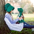 thumbnail image 3 of The Queen's Treasures Child's Apron & Prairie Bonnet & 3pc 18 inch Doll Outfit, 3 of 11