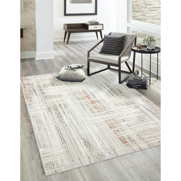 ECARPET Efes Contemporary/Modern Area Rug for Living Room, Bedroom, Dining Room, Entrance, Hallway and More