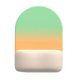 thumbnail image 1 of Ergonomic Mousepad Half Round Shape Gradient Color Memory Foam Cushion Slip Proof Base For PC Mouse Pad Wrist Rest Succulent peach and, 1 of 4