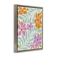 thumbnail image 4 of Stupell Industries Floral Energy Pattern Plants & Flowers Painting Brown Floater Framed Canvas Art Print Wall Art, 17 x 21, 4 of 10