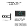 thumbnail image 3 of 32-70" Flat Tilting TV Wall Mount,with Spirit Level & Height Adjustment, - TV Wall Mount Bracket,Ultra Slim, 3 of 12