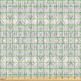 thumbnail image 2 of Ambesonne Ethnic Fabric by the Yard Upholstery, Aztec Style Lines Ornament, 5 Yards, Ivory Pale Grey, 2 of 5