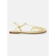 thumbnail image 2 of No Boundaries T-Strap Huarache Sandals, Women's, 2 of 6