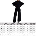 thumbnail image 2 of Sudadera Conjunto a juego de 2 piezas para mujer, sudadera con capucha tejida a la moda, pantalón, traje deportivo, trajes para correr Cgtredaw Negro S para Mujer, 2 of 7