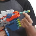 thumbnail image 6 of Nerf DinoSquad Stegosmash Dart Blaster, 4-Dart Storage, 5 Official Nerf Darts, 6 of 11