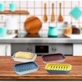 thumbnail image 5 of Soap Dish with Drain, 4 Pieces Soap Dish, Keep Soap Dry, Suitable for Kitchen, Bathroom and Shower Room. Wall Mounted Soap Tray - No Nails No Drilling, 5 of 5