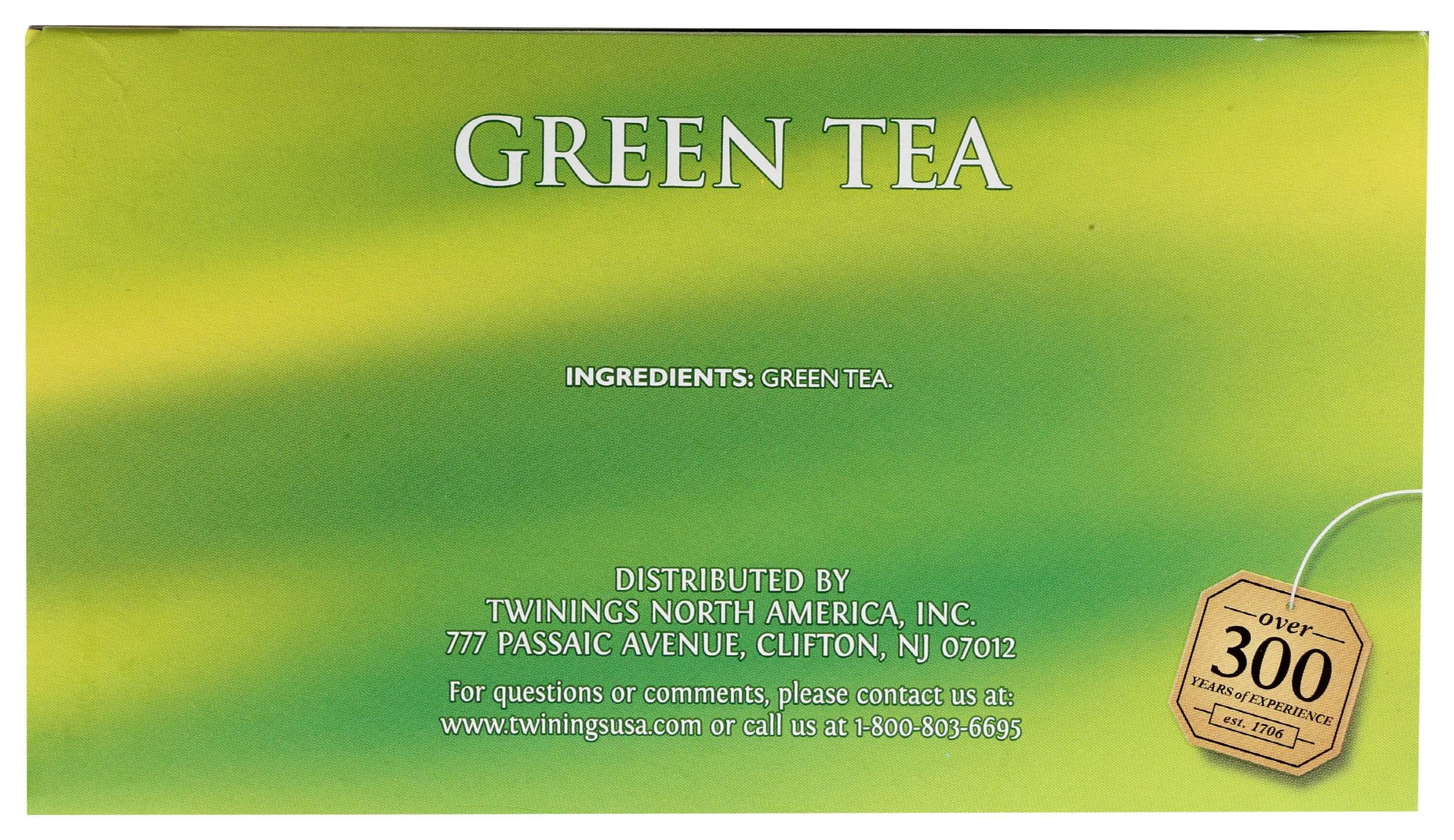 Pack of 6, Twinings Green Tea, 3.53 oz