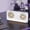 White, variant on Dual Head Fan USB Rechargeable Desktop Fan Large Wind Portable Cooling Fan for Home Office(Dark Gray)