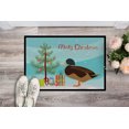 thumbnail image 2 of Caroline's Treasures BB9234MAT Silver Bantam Duck Christmas Door Mat, Indoor Rug or Outdoor Welcome Mat 18x27 Doormat ,, 2 of 4