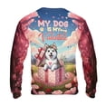 thumbnail image 2 of My Dog Is My Valentine Cute Siberian Husky in Gift Box All Over Print 3D Sweatshirt Unisex Merch Husky Dog Lover Gifts - 3006, 2 of 6