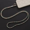 thumbnail image 3 of Glitter Luxury Phone Accessories Bright Bling Bling Rhinestone Phone Lanyard Phone Case Chain Straps Hanging Cord Phone Anti-lost Rope SILVER, 3 of 7