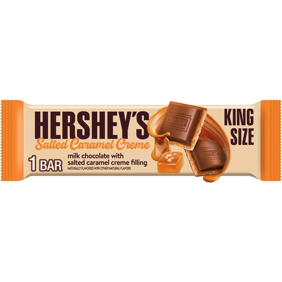 Hershey's Salted Caramel Creme Flavored King Size Candy, Bar 2.2 oz