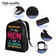 thumbnail image 4 of Dios me regaló dos títulos: mamá y abuela, mochilas escolares para estudiantes, mochila de viaje, bolso para portátil, bolso de hombro para hombre y mujer., 4 of 5