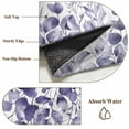 thumbnail image 5 of Purple Eucalyptus Leaves Area Rugs 3x5 ft Spring Summer Botanical Washable Rug Non Slip Indoor Carpet Absorbent Floor Mat for Living Room Bedroom Dining Room, 5 of 9