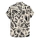 thumbnail image 5 of Men's Summer New Loose Print Short Sleeve Shirt Cardigan Beach Shirt XL, 5 of 5