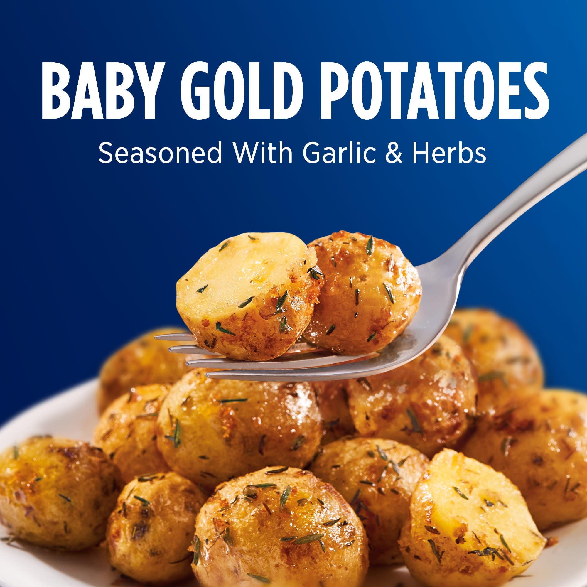 Birds Eye Garlic Herb Baby Potatoes, Frozen Side, 20.5 oz. Family Sized Bag