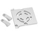 thumbnail image 2 of Estante De Recepción, Mano De Obra Fina, Receptor De Protección, Estante De Recepción De Aleación De Aluminio, Práctico Para Axial SCX24 AXI90081 1/24 OTVIAP Plata, 2 of 8