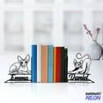 thumbnail image 3 of Handmadetneonsign Sphynx Cat Metal Bookends, Sphynx Cat Name Bookend, Cat Table Bookshelf Decor 045048, 3 of 4