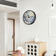 thumbnail image 6 of Voice Activated Clock with Glow Light 12 Inch Large Silent Wall Clock Battery Operated for Home Decor A Anowy Owl, 6 of 8